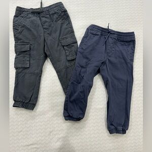 Old Navy Kids Cargo and Jogger Pants - Gray and Blue
